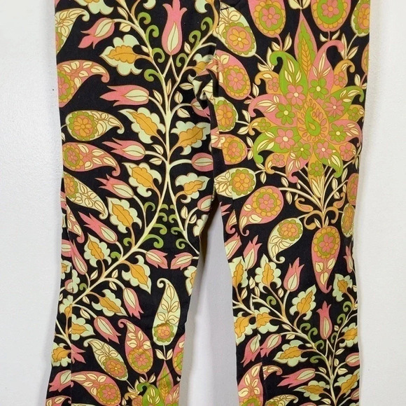 Zara 70s Multicolored Groove Flare Paisley Printed  Pant - Picture 8 of 15